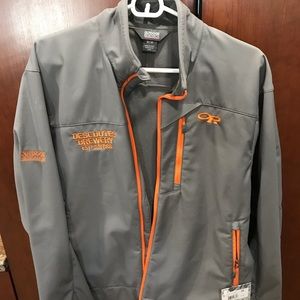 NWT.....Men’s Outdoor Research Jacket with Deschutes Brewery logo.